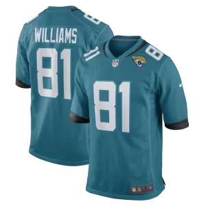 Seth williams jacksonville jaguars nike game player jersey Teal