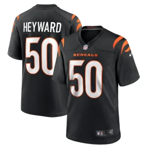 Shaka heyward cincinnati bengals nike team game jersey Black