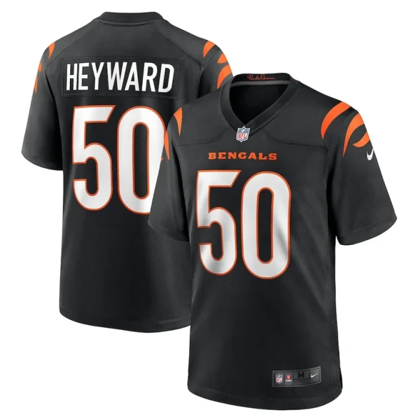Shaka heyward cincinnati bengals nike team game jersey Black