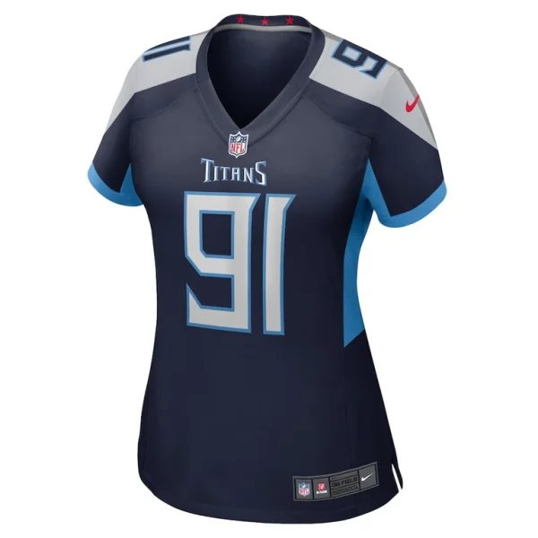 Shakel brown tennessee titans nike womens game jersey Navy M