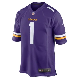 Shaquill griffin minnesota vikings nike team game jersey Purple M