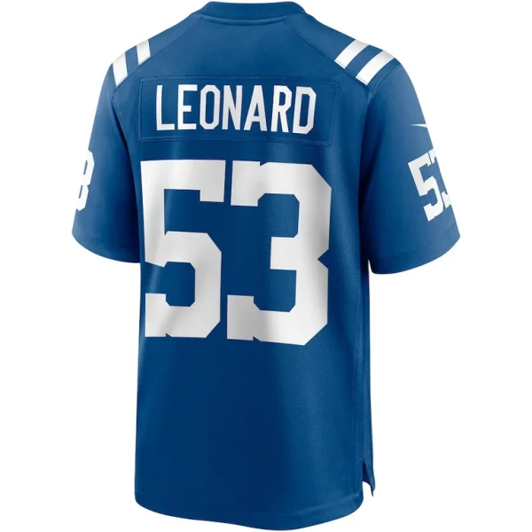 Shaquille leonard indianapolis colts nike game player jersey Royal L