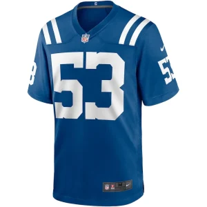 Shaquille leonard indianapolis colts nike game player jersey Royal M