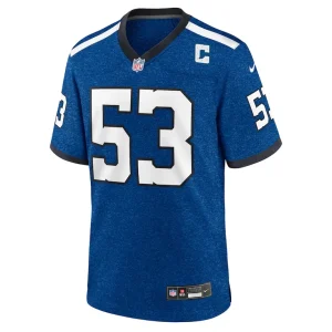 Shaquille leonard indianapolis colts nike indiana nights alternate game jersey Royal M