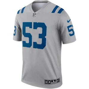Shaquille leonard indianapolis colts nike inverted legend player performance top Gray M