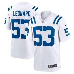 Shaquille leonard indianapolis colts nike player game jersey White