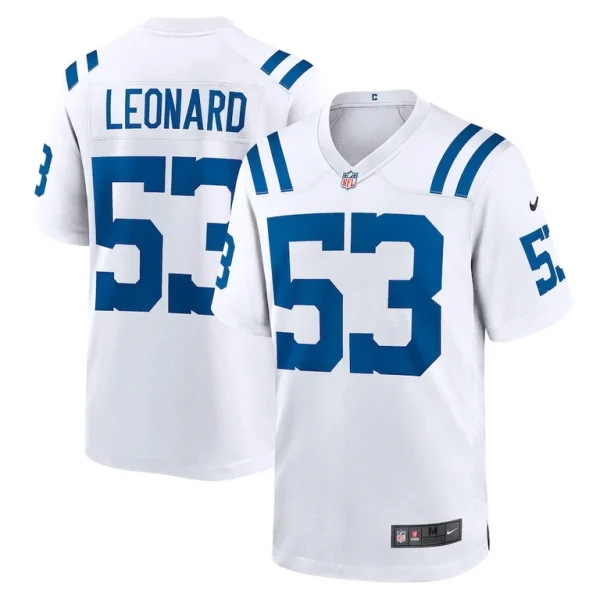 Shaquille leonard indianapolis colts nike player game jersey White