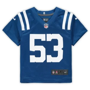Shaquille leonard indianapolis colts nike toddler game jersey Royal 3T