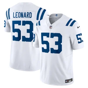 Shaquille leonard indianapolis colts nike vapor f.u.s.e. limited jersey White