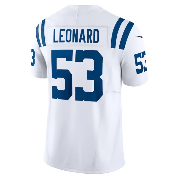 Shaquille leonard indianapolis colts nike vapor f.u.s.e. limited jersey White L