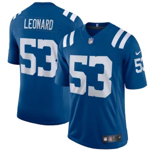 Shaquille leonard indianapolis colts nike vapor limited jersey Royal