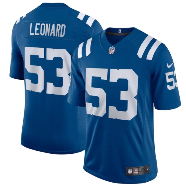 Shaquille leonard indianapolis colts nike vapor limited jersey Royal