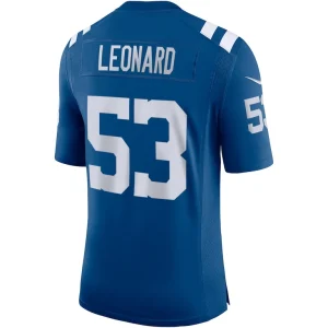 Shaquille leonard indianapolis colts nike vapor limited jersey Royal L