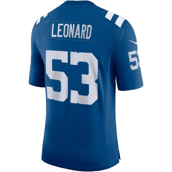 Shaquille leonard indianapolis colts nike vapor limited jersey Royal L