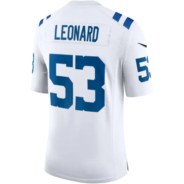 Shaquille leonard indianapolis colts nike vapor limited jersey White L