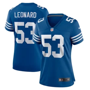Shaquille leonard indianapolis colts nike womens alternate game jersey Royal