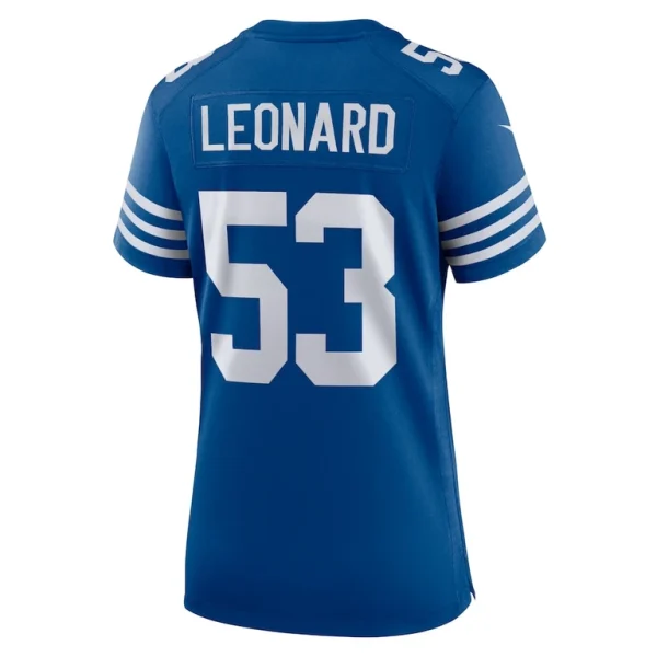 Shaquille leonard indianapolis colts nike womens alternate game jersey Royal L
