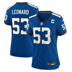 Shaquille leonard indianapolis colts nike womens player jersey Blue