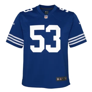 Shaquille leonard indianapolis colts nike youth game jersey Royal Yth M