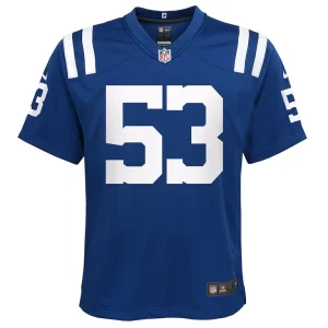 Shaquille leonard indianapolis colts nike youth game jersey Royal Yth M