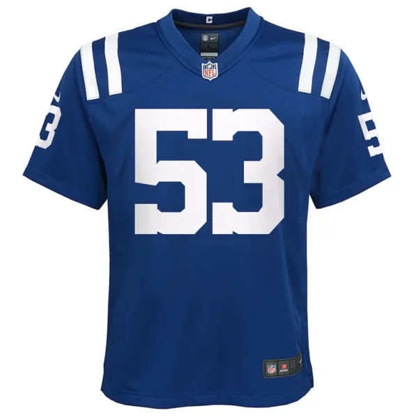 Shaquille leonard indianapolis colts nike youth game jersey Royal Yth M