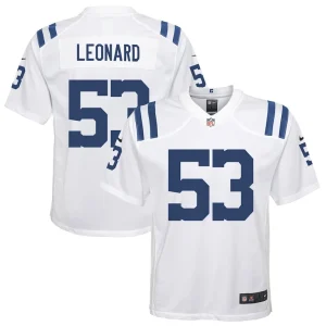 Shaquille leonard indianapolis colts nike youth game jersey White