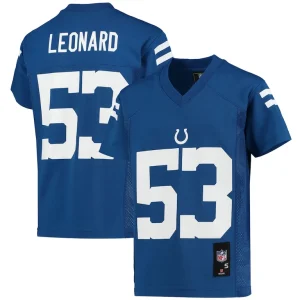Shaquille leonard indianapolis colts youth replica player jersey Royal
