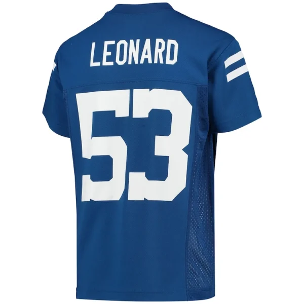 Shaquille leonard indianapolis colts youth replica player jersey Royal Yth L