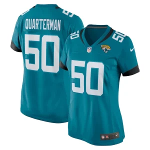 Shaquille quarterman jacksonville jaguars nike womens game jersey Teal