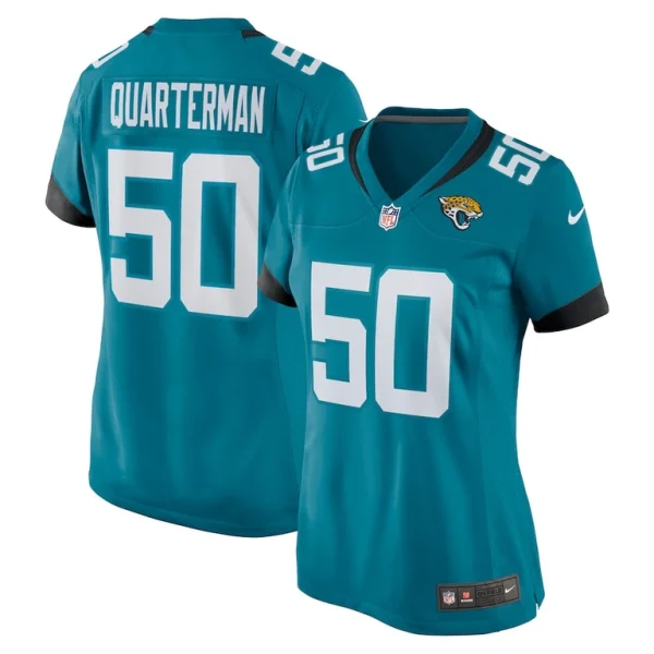 Shaquille quarterman jacksonville jaguars nike womens game jersey Teal