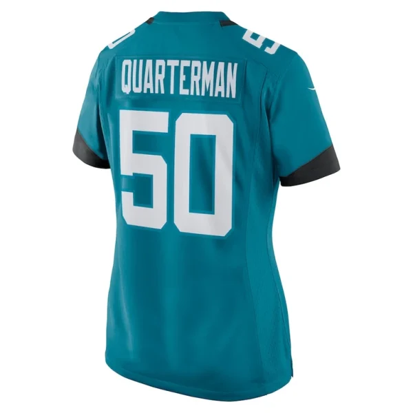 Shaquille quarterman jacksonville jaguars nike womens game jersey Teal L