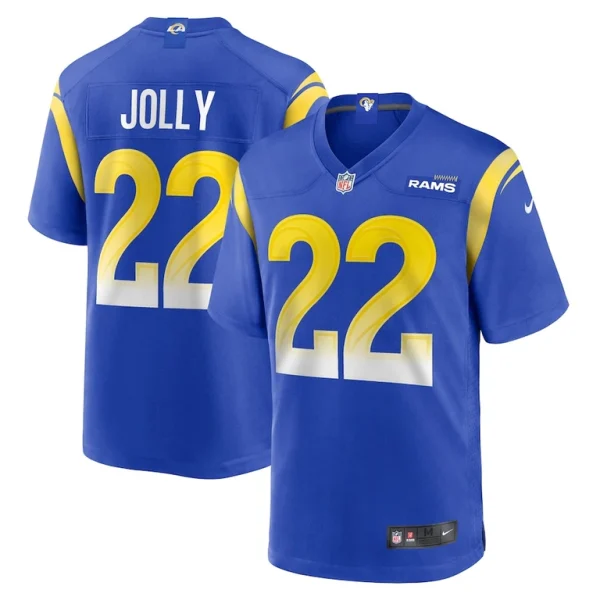 Shaun jolly los angeles rams nike home game jersey Royal