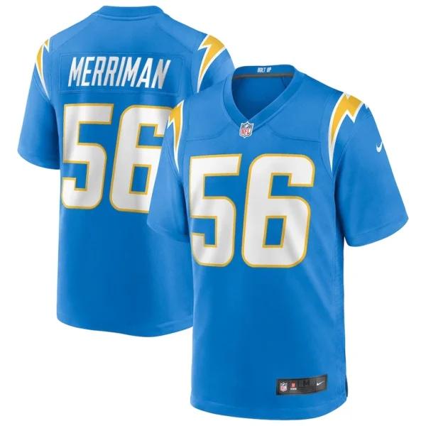 Shawne merriman los angeles chargers nike game retired player jersey Powder blue