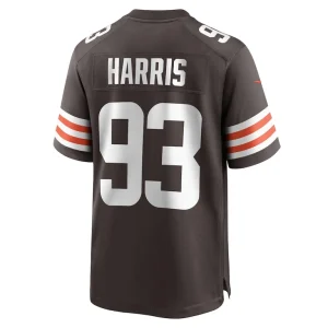 Shelby harris cleveland browns nike team game jersey Brown L