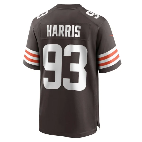 Shelby harris cleveland browns nike team game jersey Brown L