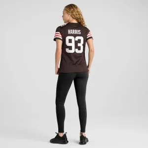 Shelby harris cleveland browns nike womens team game jersey Brown 2XL