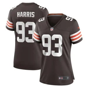Shelby harris cleveland browns nike womens team game jersey Brown