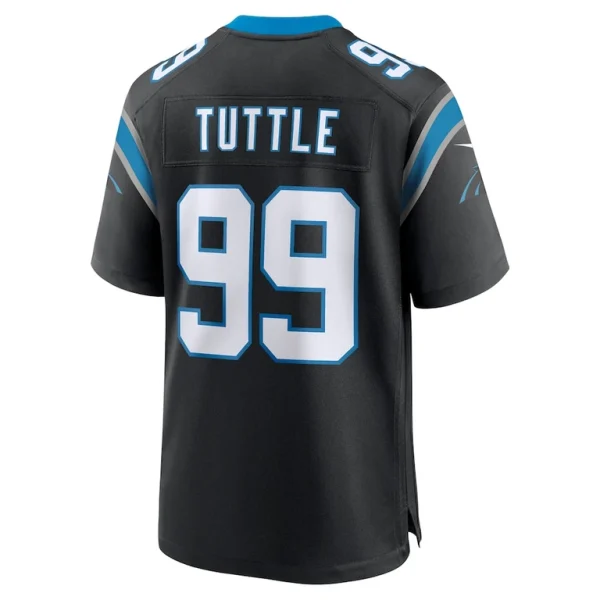 Shy tuttle carolina panthers nike game jersey Black L