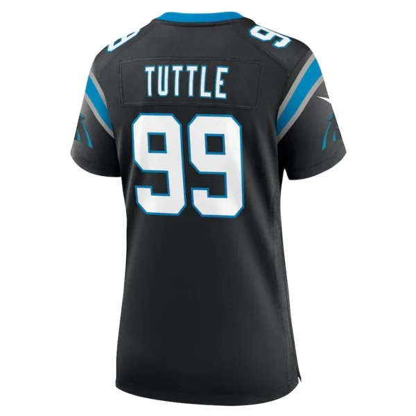 Shy tuttle carolina panthers nike womens game jersey Black L