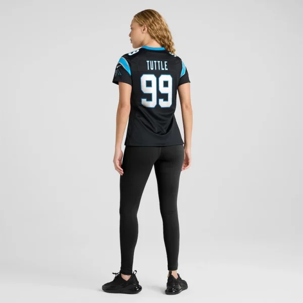Shy tuttle carolina panthers nike womens game player jersey Black 2XL