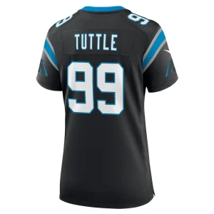 Shy tuttle carolina panthers nike womens game player jersey Black L