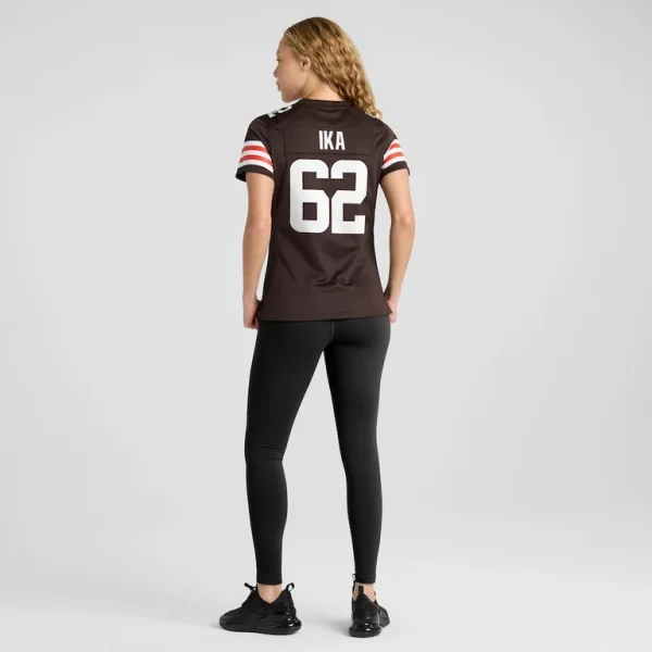 Siaki ika cleveland browns nike womens team game jersey Brown 2XL