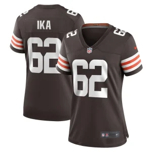 Siaki ika cleveland browns nike womens team game jersey Brown