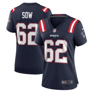 Sidy sow new england patriots nike womens team game jersey Navy