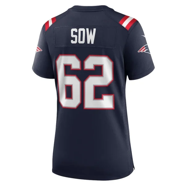 Sidy sow new england patriots nike womens team game jersey Navy L