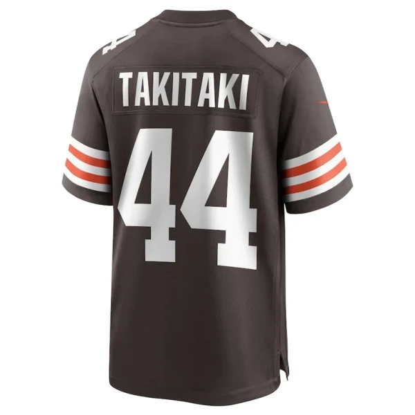 Sione takitaki cleveland browns nike game jersey Brown L