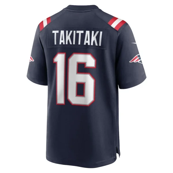 Sione takitaki new england patriots nike game jersey Navy L