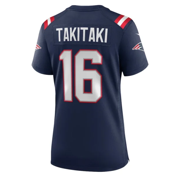 Sione takitaki new england patriots nike womens game jersey Navy L
