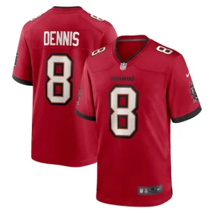 Sirvocea dennis tampa bay buccaneers nike game jersey Red