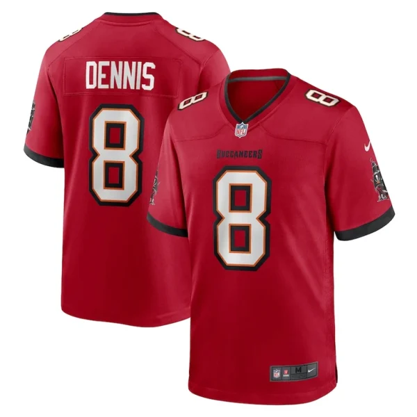 Sirvocea dennis tampa bay buccaneers nike game jersey Red